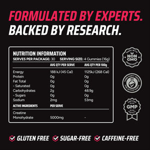 Creatine Monohydrate Gummies